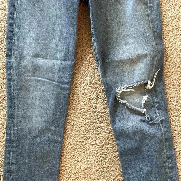 Agolde High Rise Skinny Distressed - Picture 3 of 4